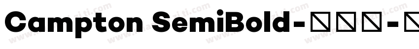 Campton SemiBold-字体下字体转换